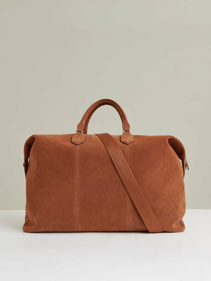 Suede Holdall Light Tan | Men