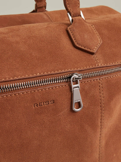 Suede Holdall Light Tan | Men