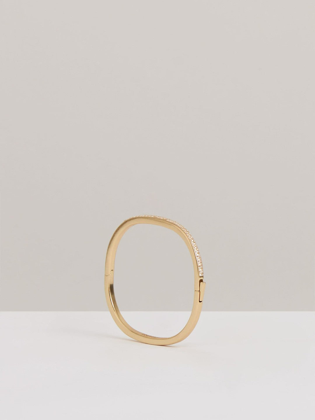 Hinged Crystal Cuff Gold | Women