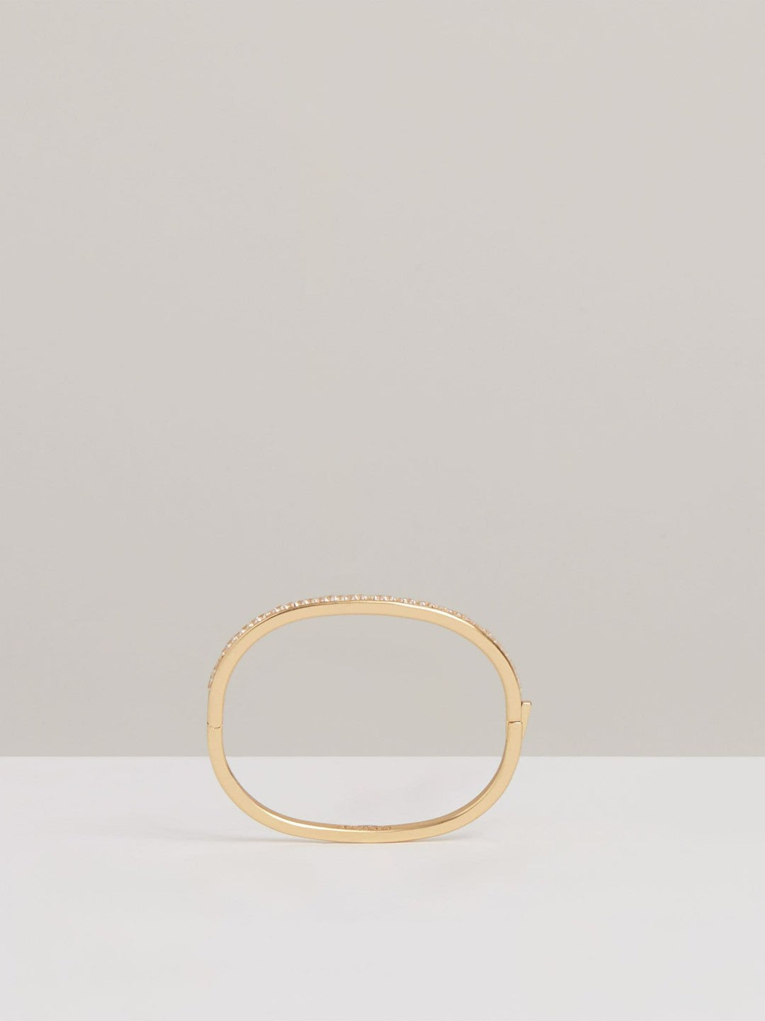 Hinged Crystal Cuff Gold | Women