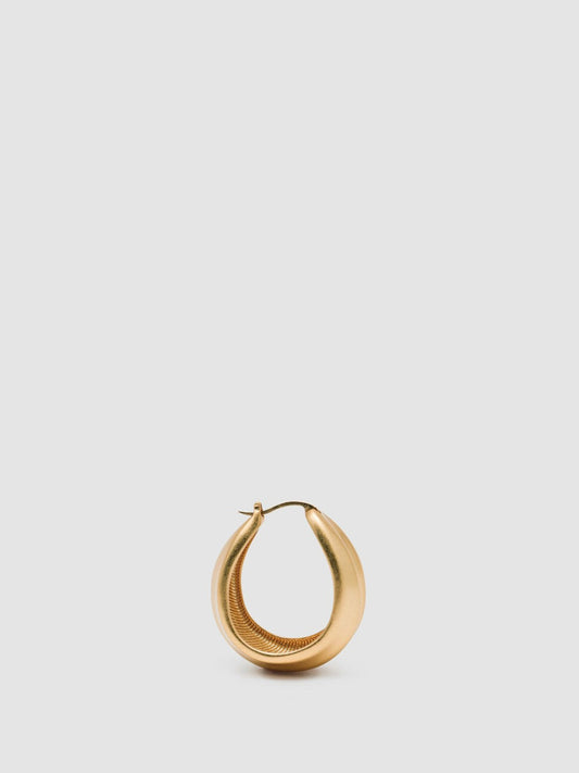 Sculptural Hoop Earrings Gold | Women