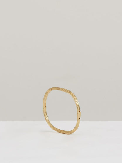 Contour Hinged Cuff Gold | Women