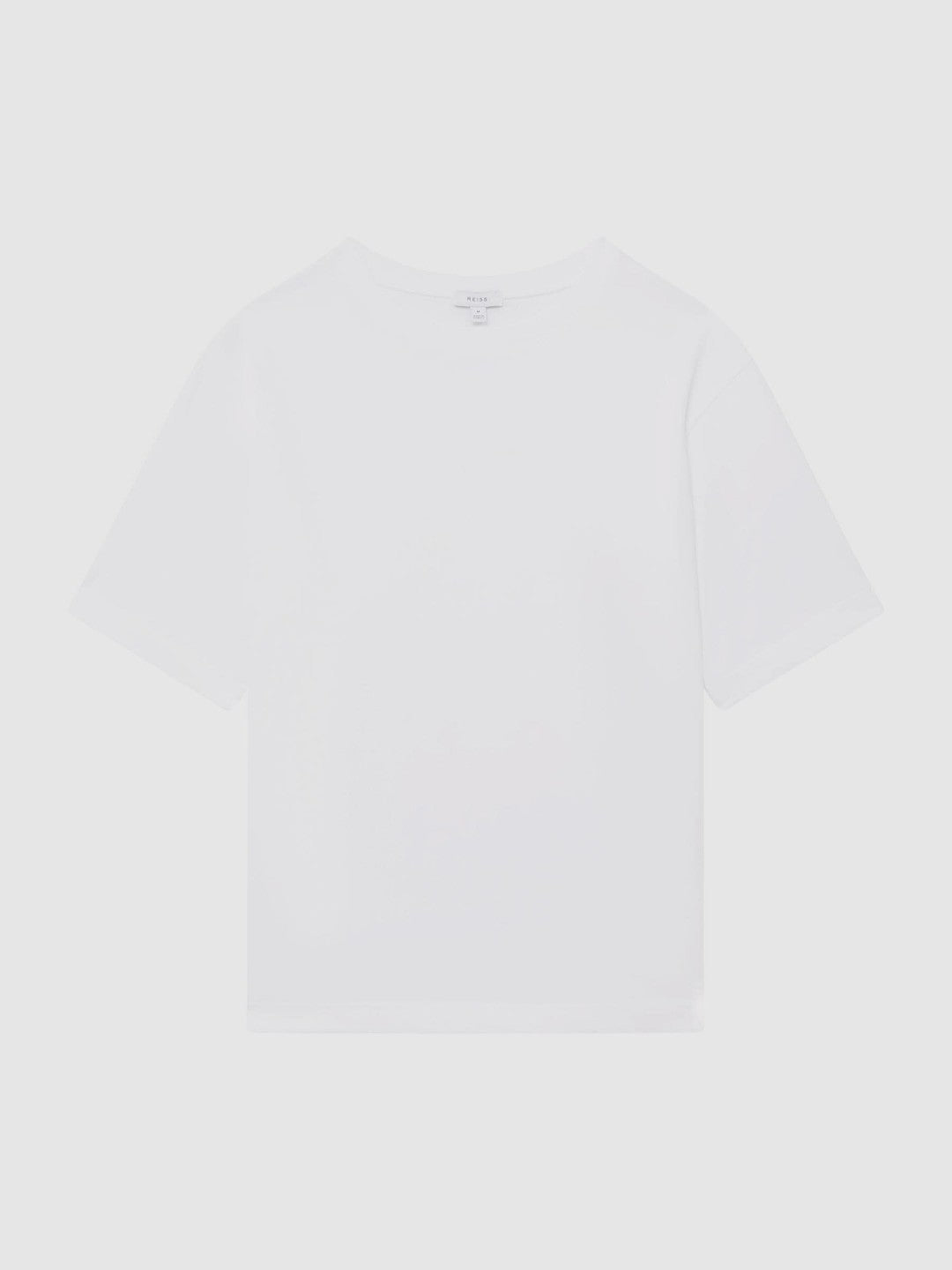 Cotton Garment-Dyed Oversized T-Shirt White | Men