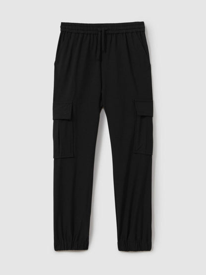 3-9 yrs Technical Drawstring Trousers Black | Children & Baby