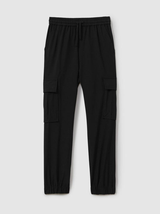 9-14 yrs Technical Drawstring Trousers Black | Children & Baby