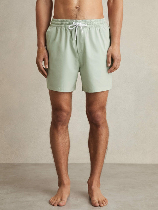 Drawstring Swim Shorts Mint Green | Men