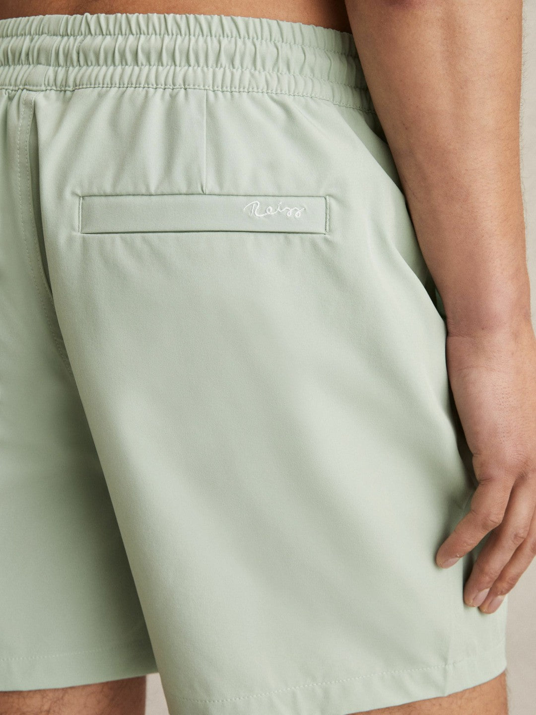 Drawstring Swim Shorts Mint Green | Men