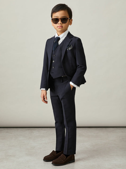 9-13 yrs Wool Blend Waistcoat Navy | Children & Baby