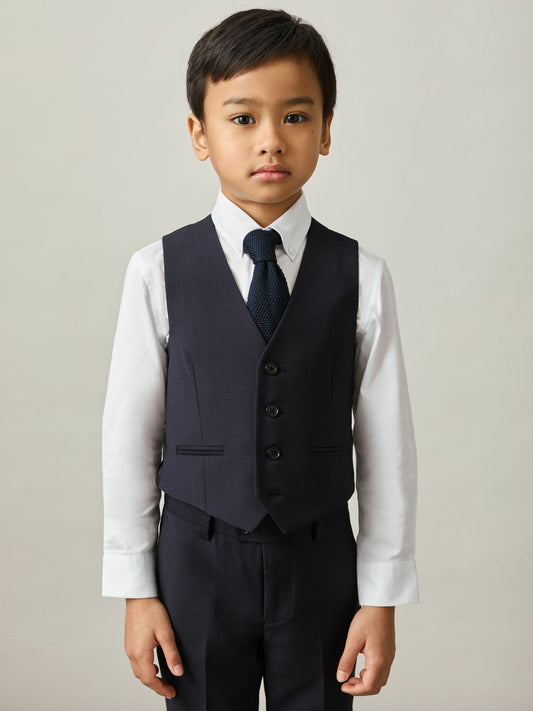 3-9 yrs Modern Fit Waistcoat Navy | Children & Baby