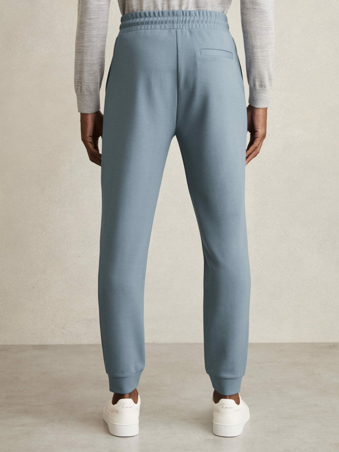 Drawstring Jersey Joggers Airforce Blue | Men