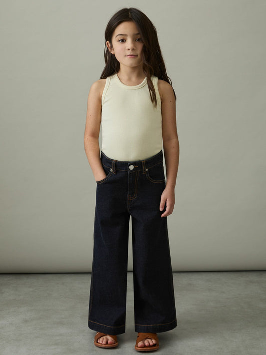 4-9 yrs Wide-Leg Jeans Indigo | Children & Baby