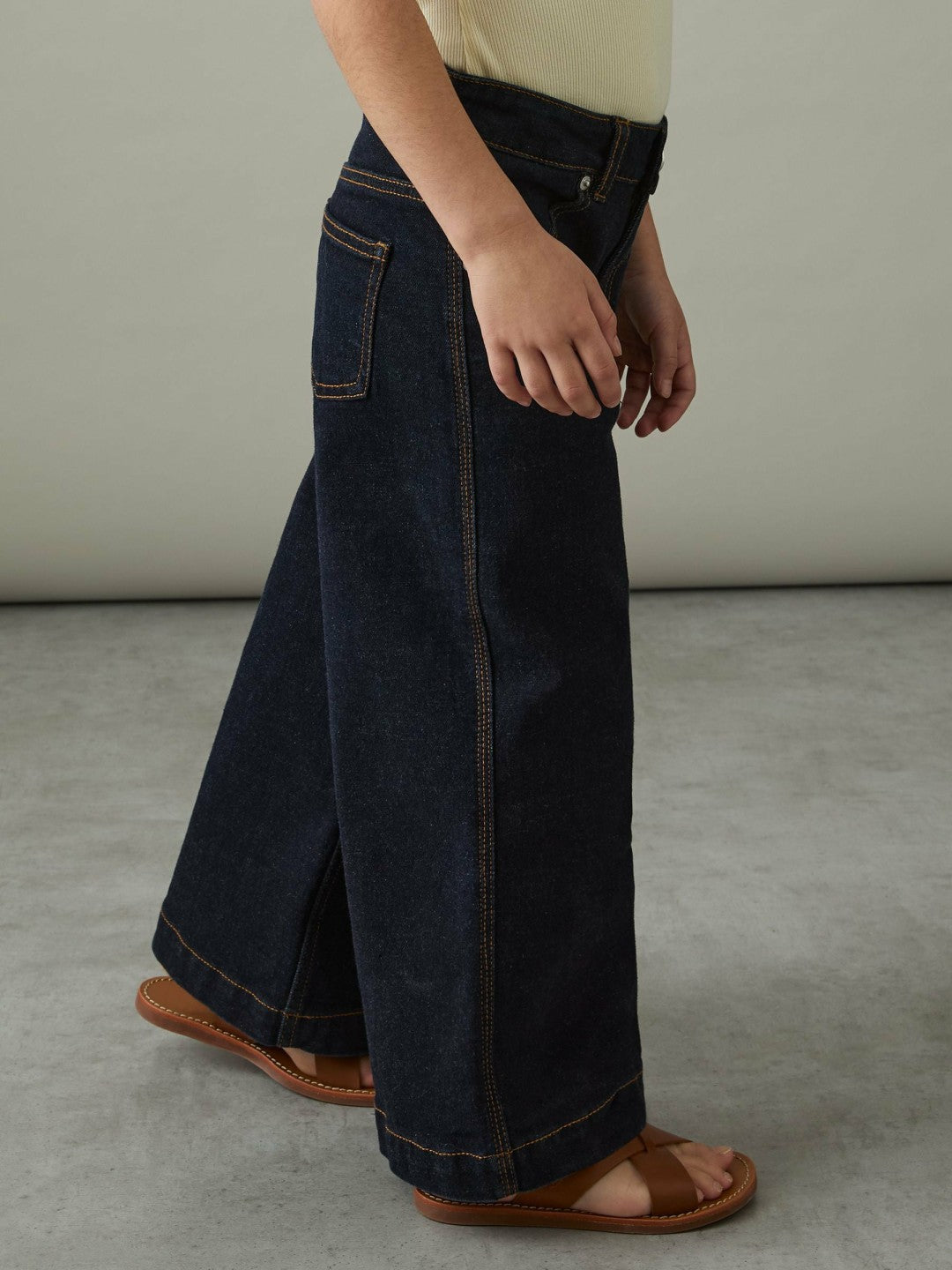 4-9 yrs Wide-Leg Jeans Indigo | Children & Baby