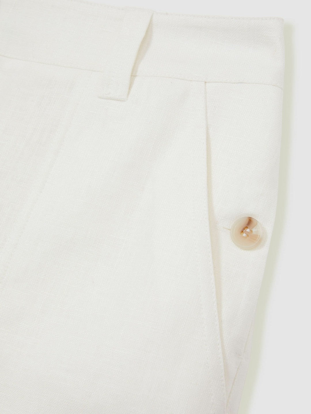 Linen Shorts White | Women