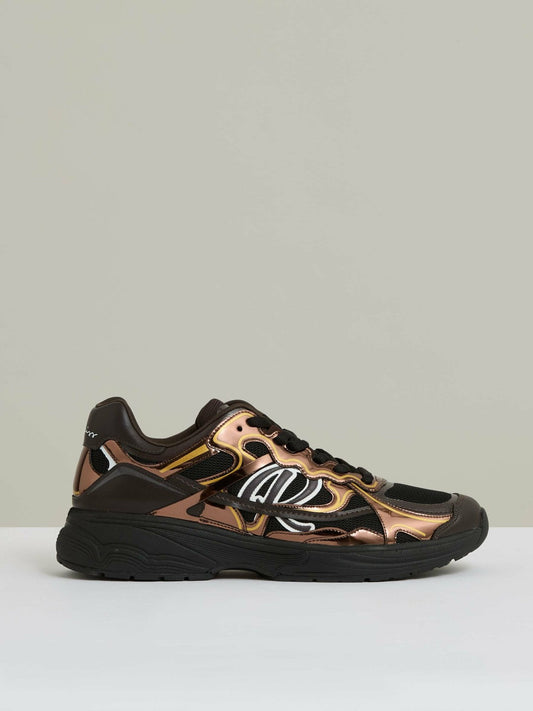 Overlay Logo Running Trainers Electric Brown | Men