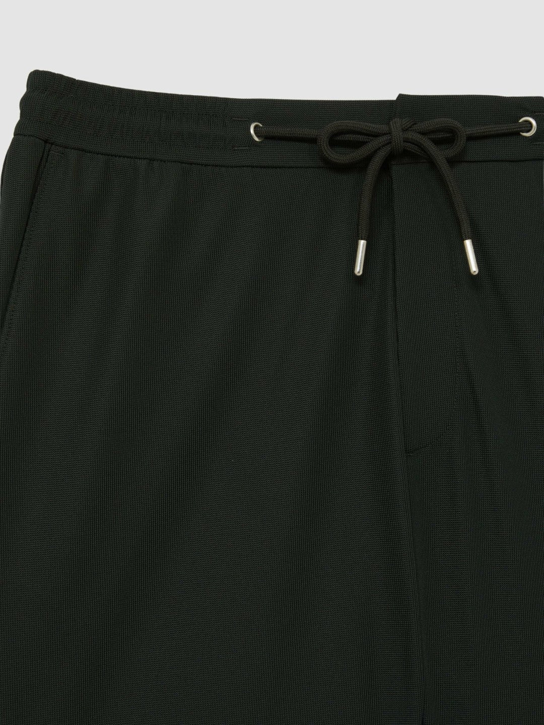 Textured Drawstring Shorts Dark Green | Men