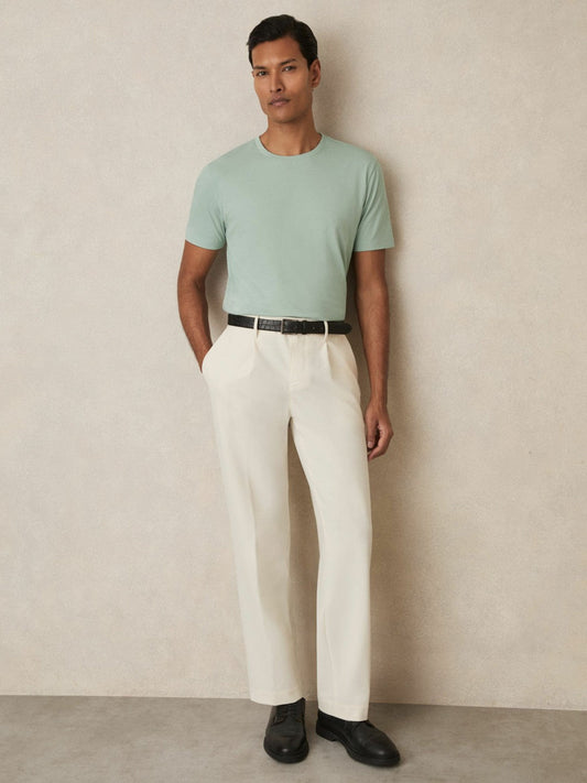 Cotton Crew Neck T-Shirt  | Men