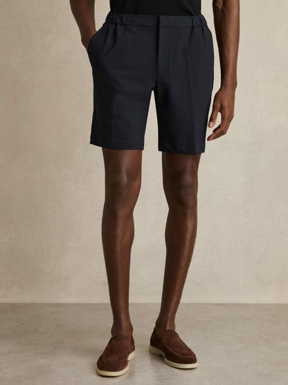 Drawstring Chino Shorts Navy | Men