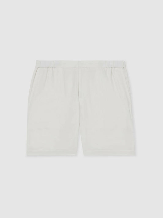 Drawstring Chino Shorts White | Men