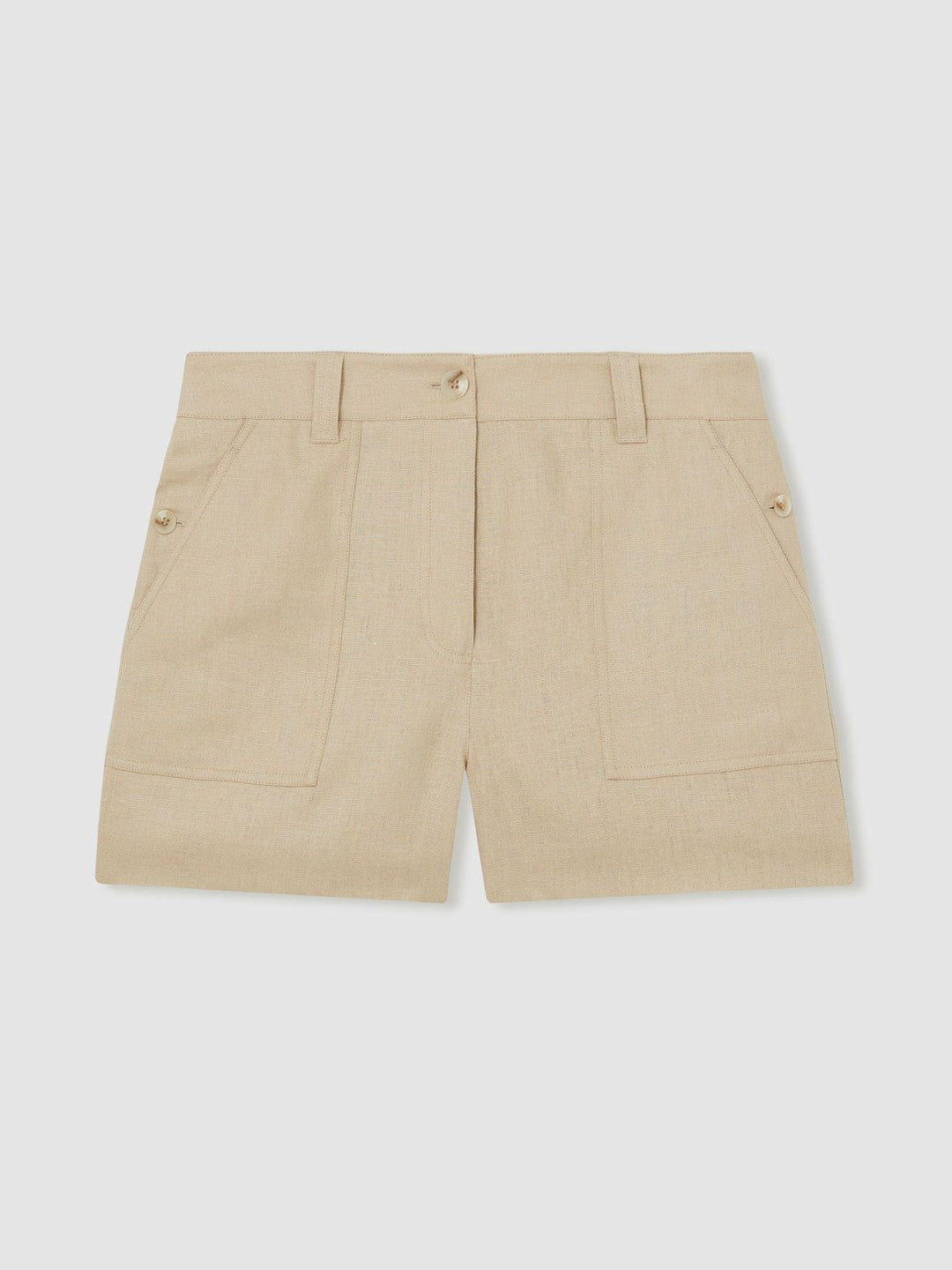 Linen Shorts Neutral | Women