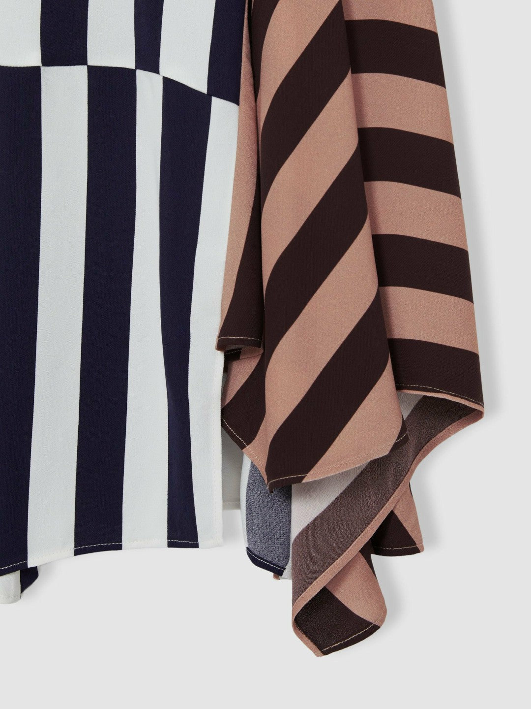 9-13 yrs Stripe-Print Handkerchief Dress Multi | Children & Baby
