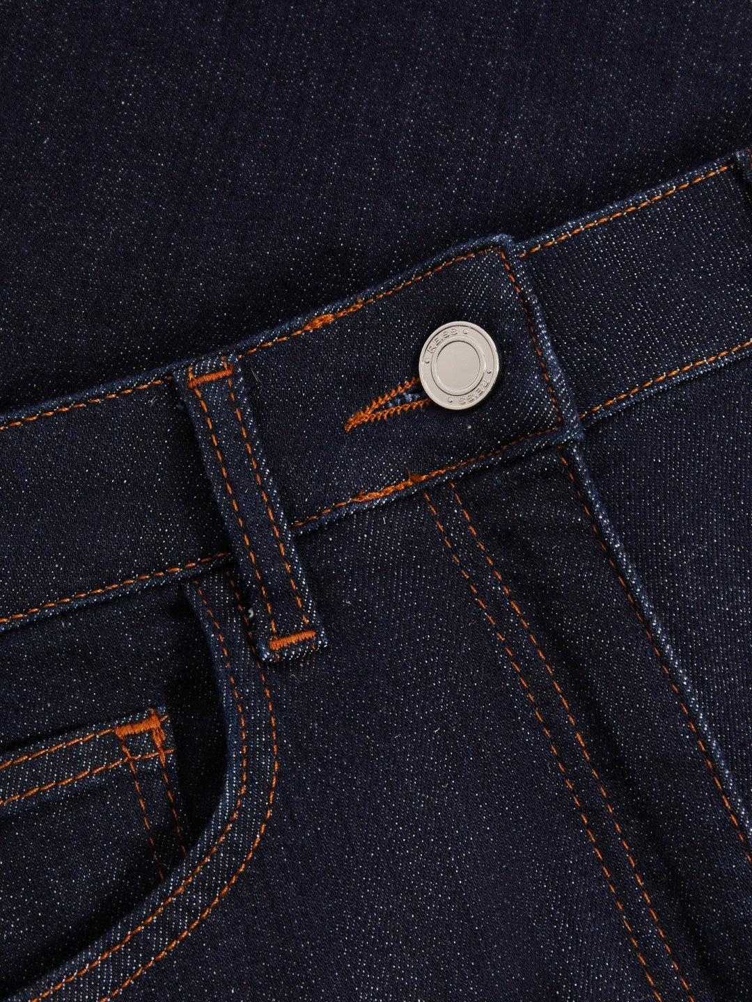 Petite Mid-Rise Flared Jeans Dark Blue | Women
