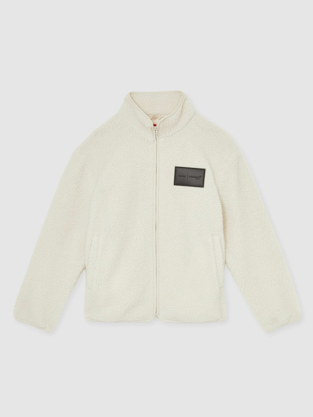 McLaren F1 Team Embroidered Fleece Jacket Unisex Fit Off White | Men