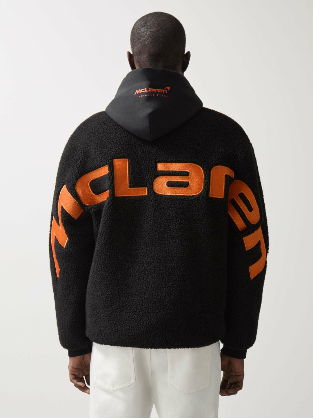 McLaren F1 Team Embroidered Fleece Jacket Unisex Fit Black | Men