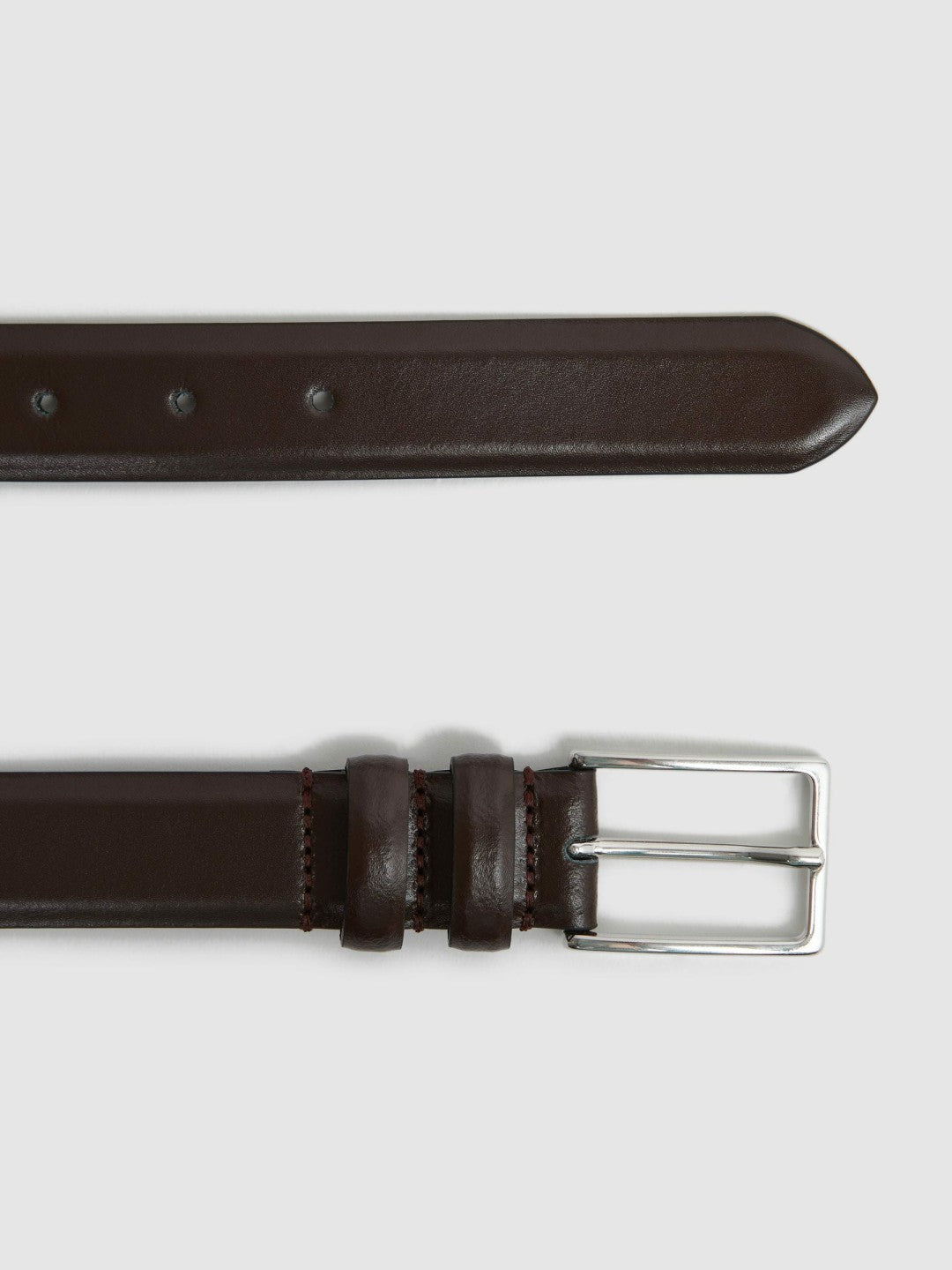 Smooth Leather Belt Chocolate | Men
