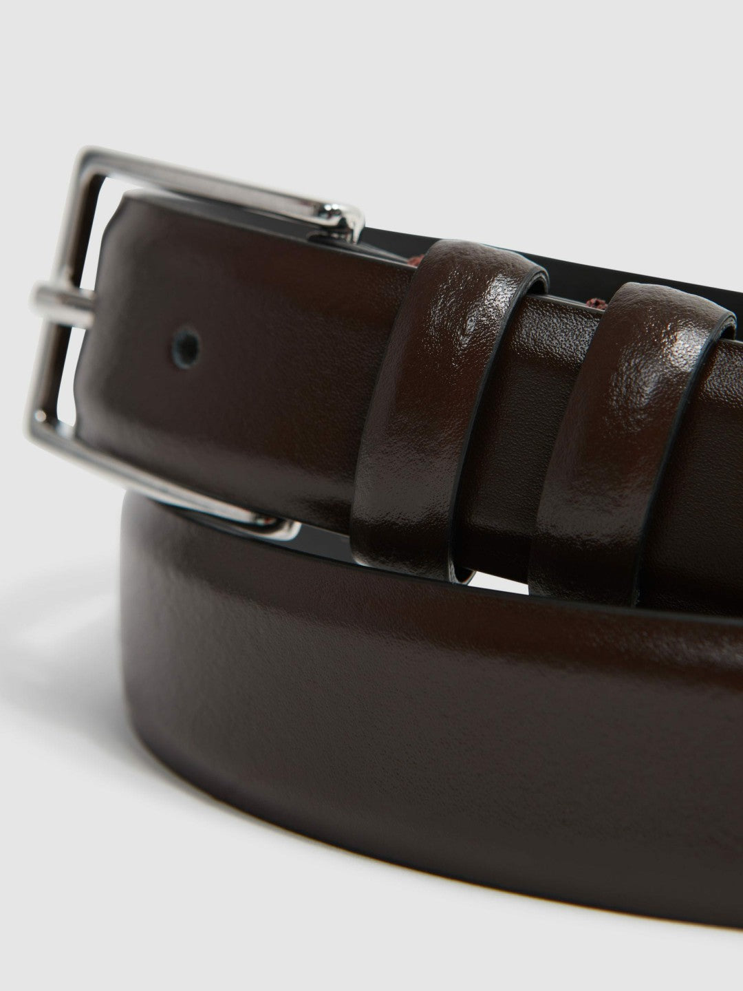 Smooth Leather Belt Chocolate | Men