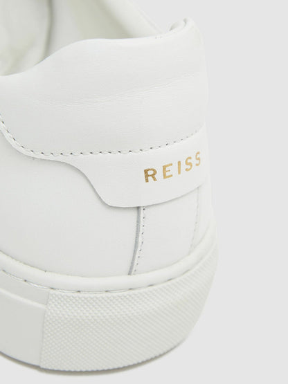 Leather Low-Top Trainers White | Men