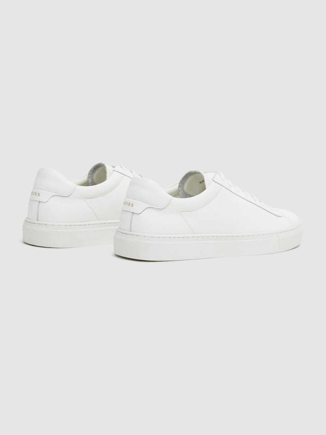 Leather Low-Top Trainers White | Men