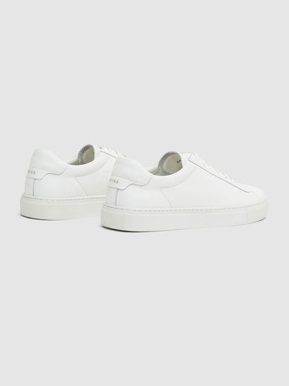 Leather Low-Top Trainers White | Men