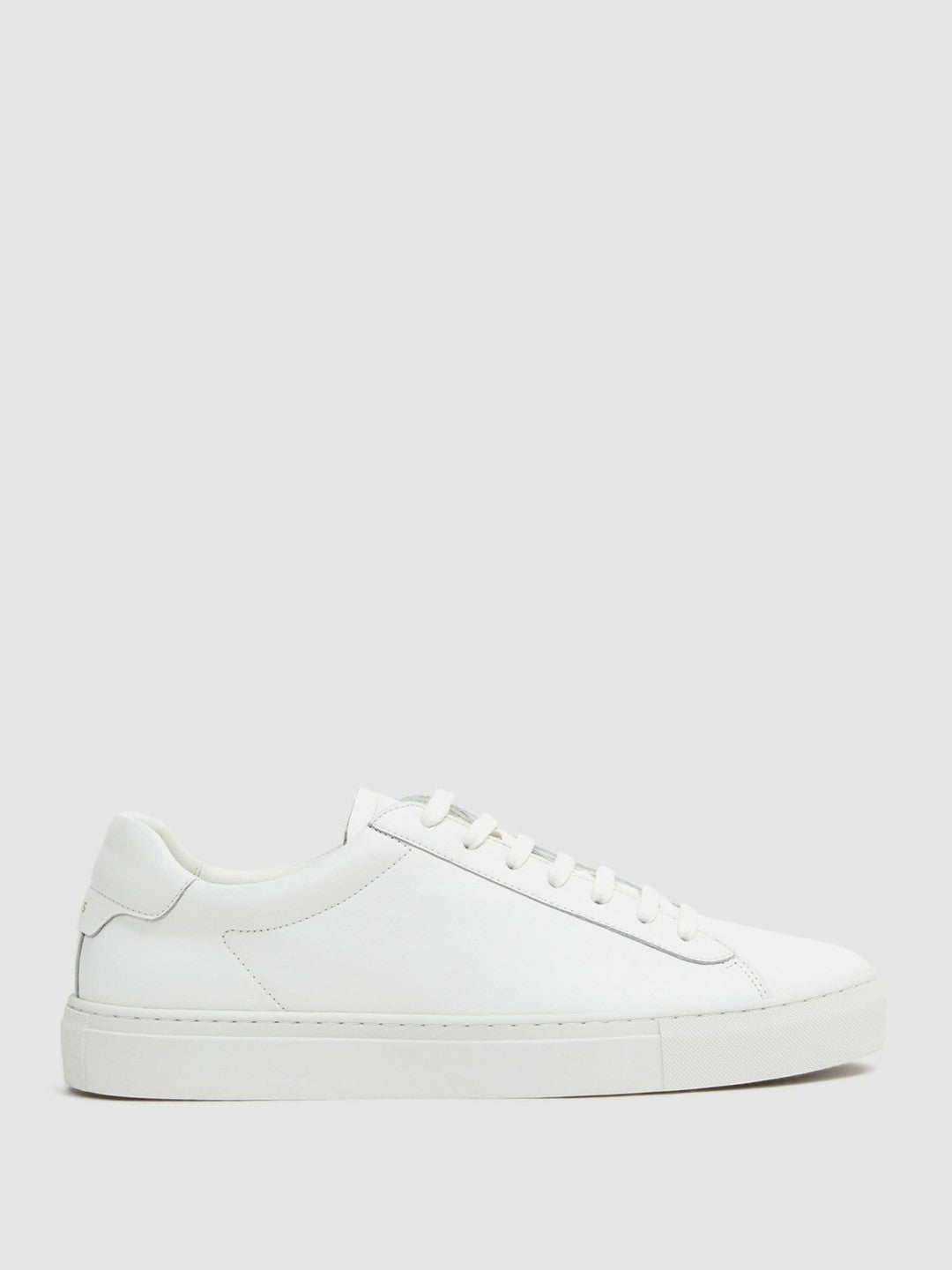 Leather Low-Top Trainers White | Men