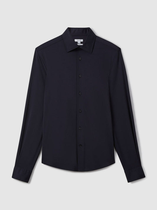 Long-Sleeve Travel Shirt Navy | Men