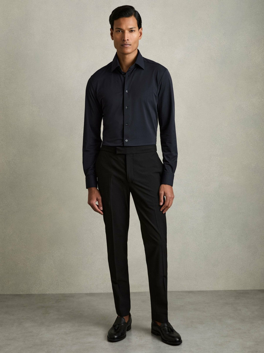 Long-Sleeve Travel Shirt Navy | Men