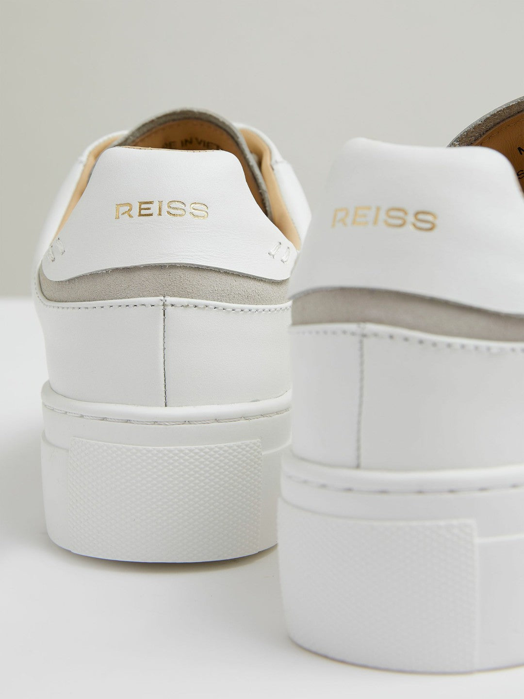 Leather Low-Top Trainers White | Women