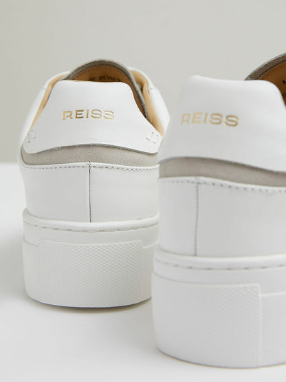 Leather Low-Top Trainers White | Women