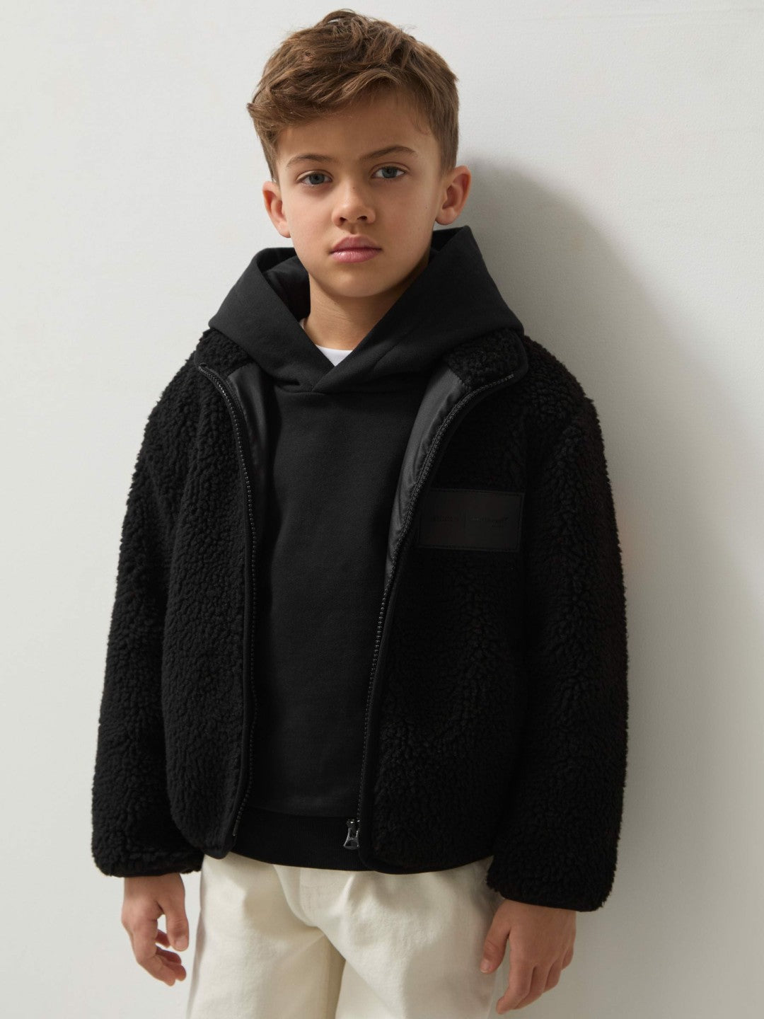 13-14 yrs Unisex Fit McLaren F1 Team Embroidered Fleece Jacket Black | Children & Baby