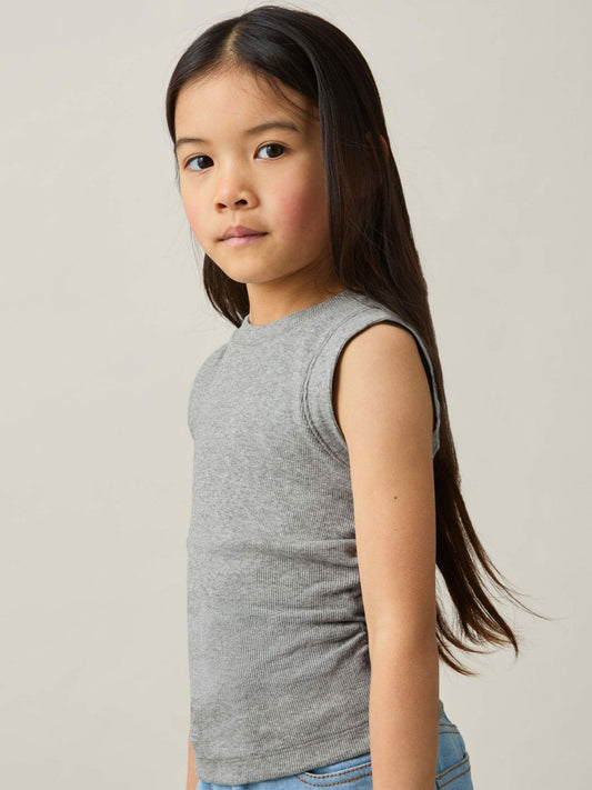 9-13 yrs Ruched Vest Top Grey | Children & Baby