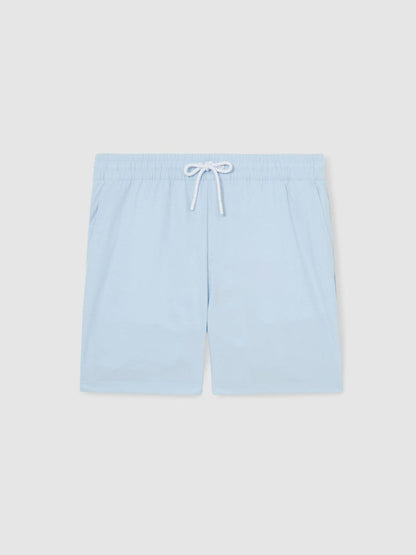 Drawstring Swim Shorts Soft Blue | Men