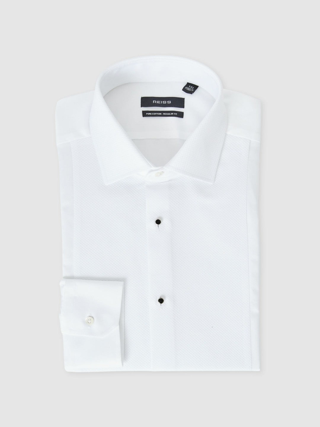 Regular Fit Cotton Dinner Shirt White | Men