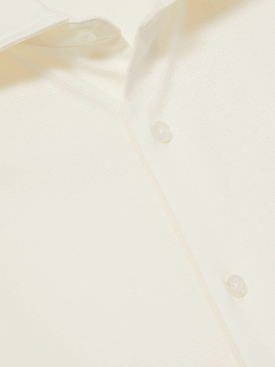 Cotton-Jersey Button-Through Shirt Ecru | Men