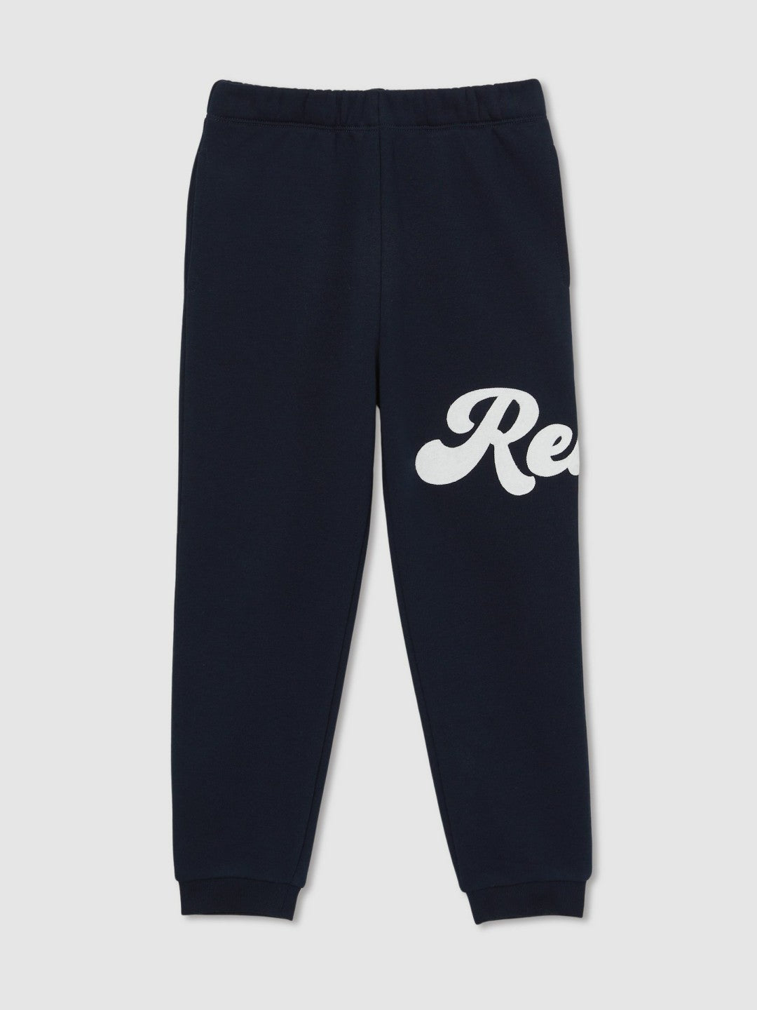 3-9 yrs Cotton-Blend Logo Script Joggers Navy | Children & Baby