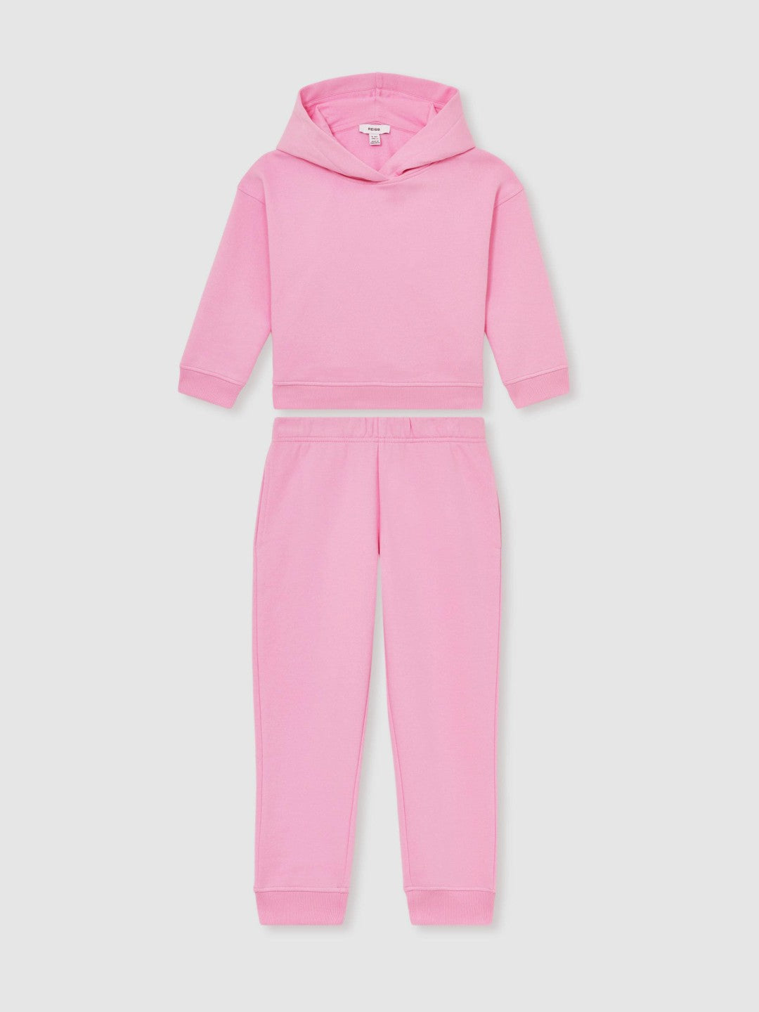 4-9 yrs Cotton-Blend Hoodie And Joggers Set Bright Pink | Children & Baby