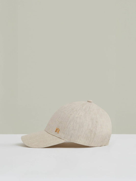Linen Logo Baseball Cap Neutral | Women