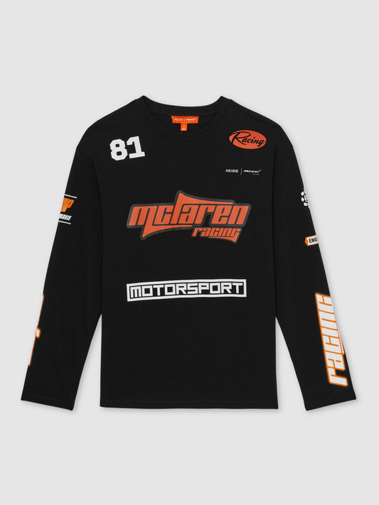 McLaren F1 Team Cotton Logo T-Shirt Unisex Fit Black | Men