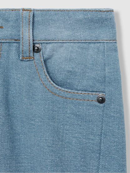 13-14 yrs Patchwork Denim Jeans Two-Tone Blue | Children & Baby
