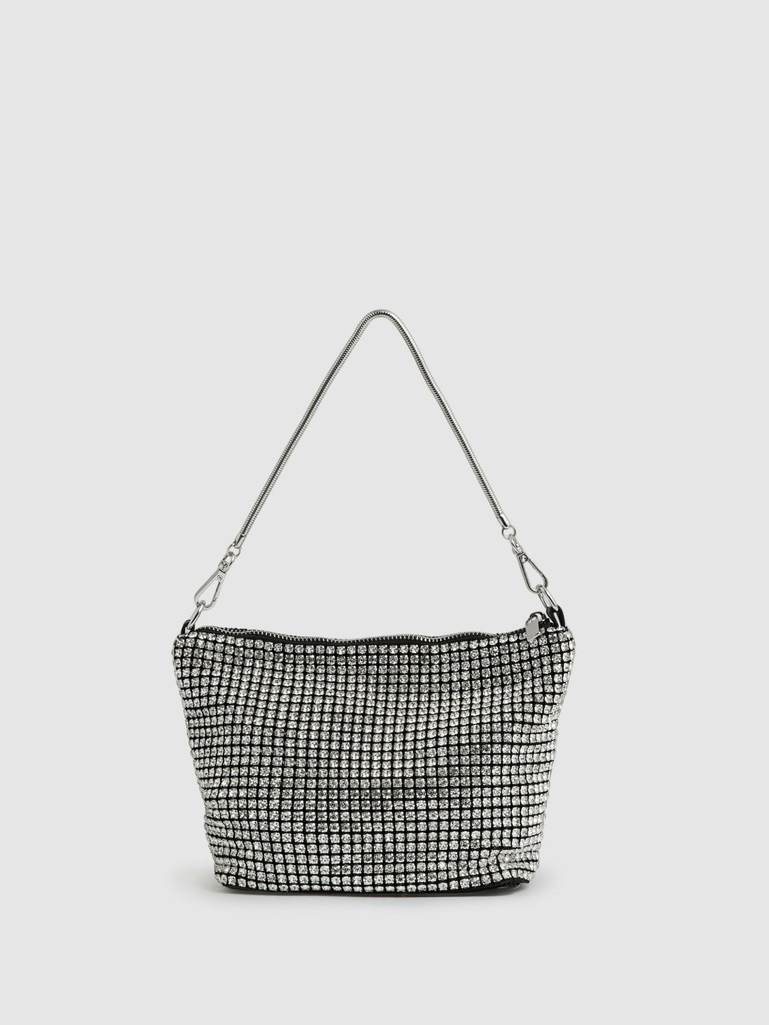 Crystal Bracelet Pouch Bag Silver | Women