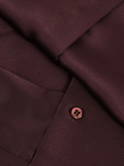 Silk Double-Cuff Button-Through Shirt Red | Women