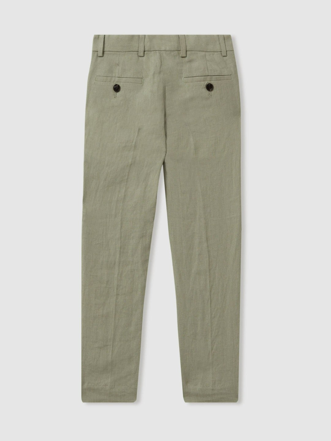 3-9 yrs Slim Fit Linen Adjustable Trousers Apple | Children & Baby